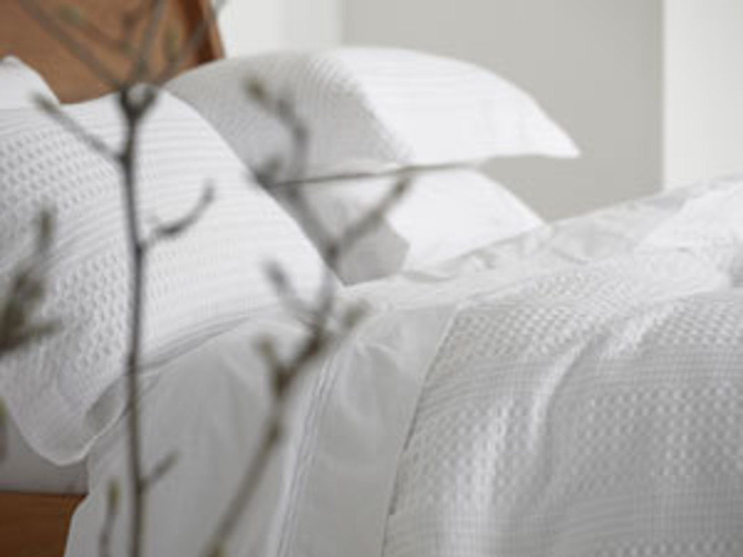 Baksana Waffle Piquet White Duvet Set Duvet Covers And Doonas